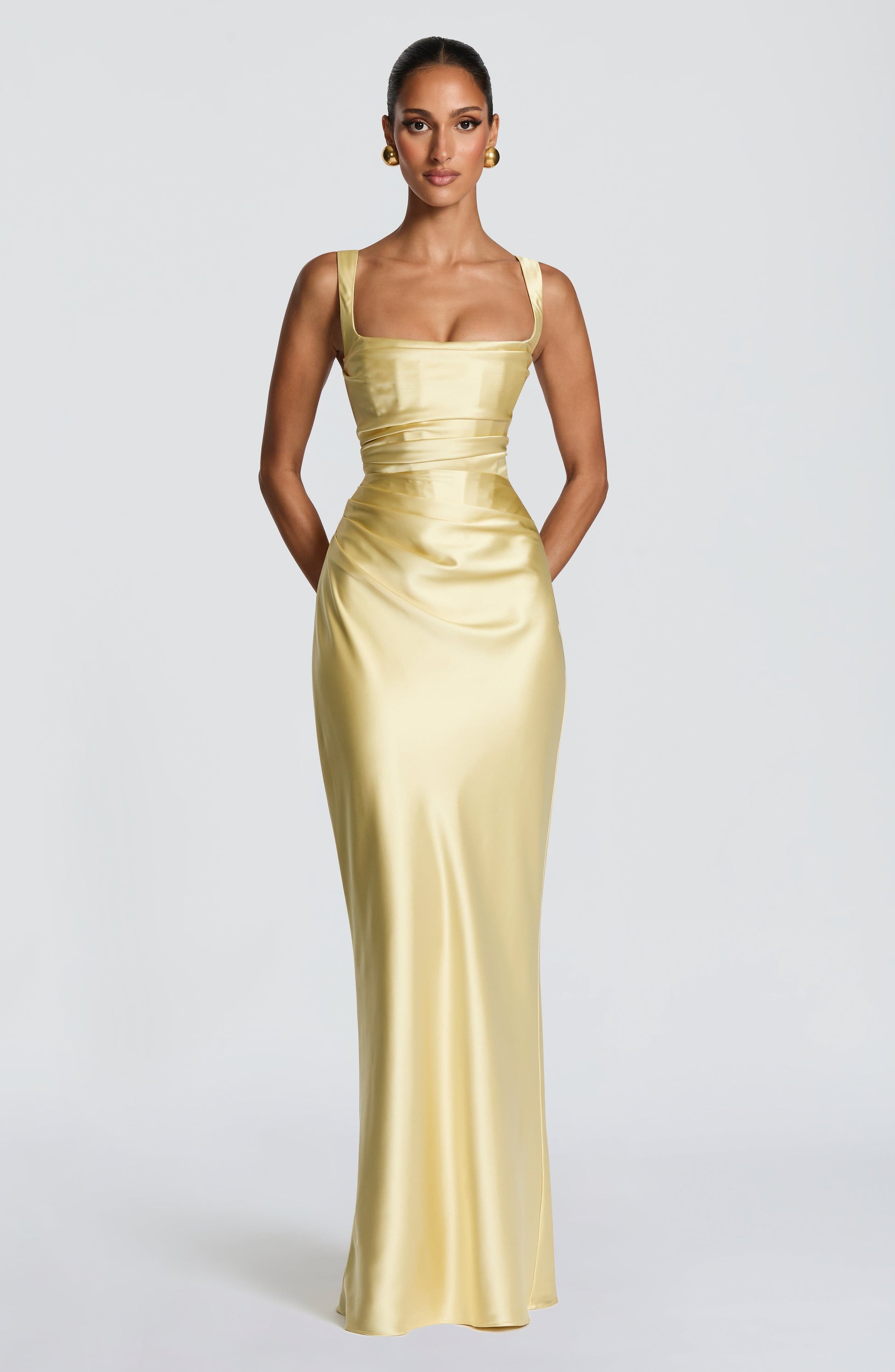 Lemon Calanthe Sequin Maxi Dress
