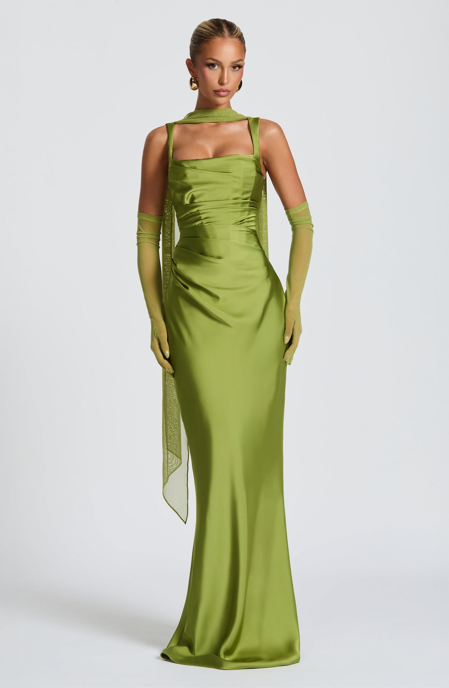SABINE Maxi Dress - Olive