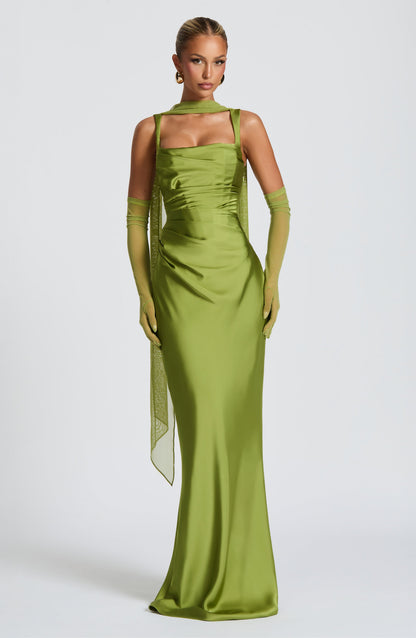 Olive Calanthe Sequin Maxi Dress
