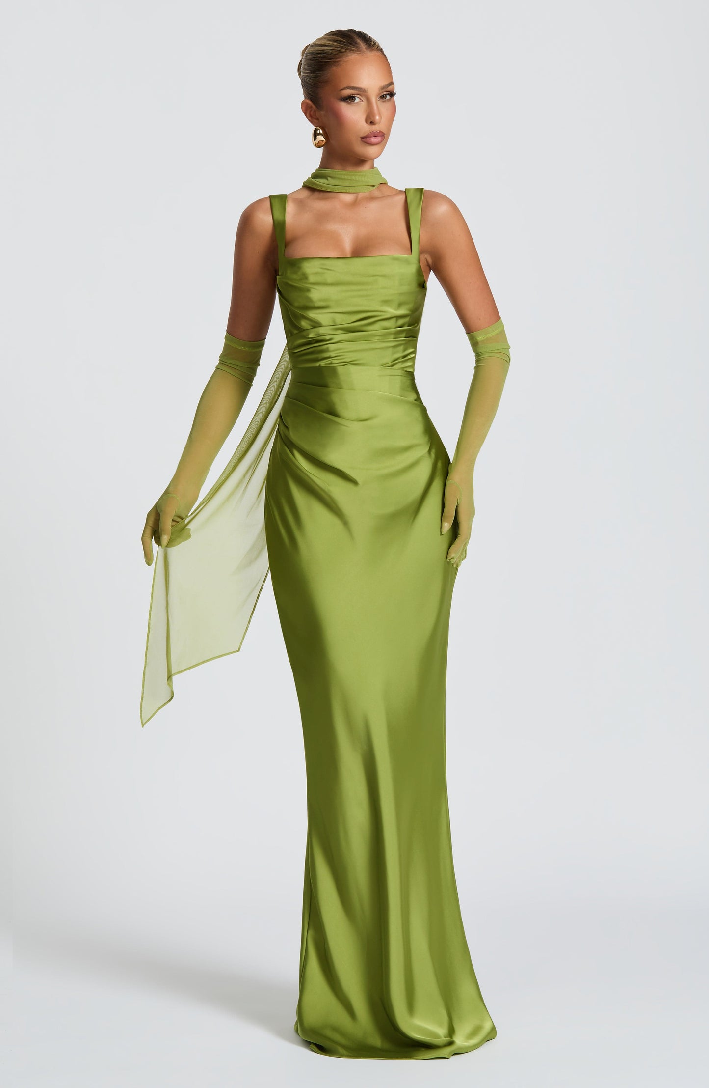 Olive Calanthe Sequin Maxi Dress