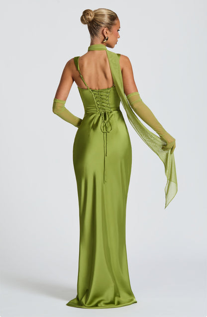 Olive Calanthe Sequin Maxi Dress