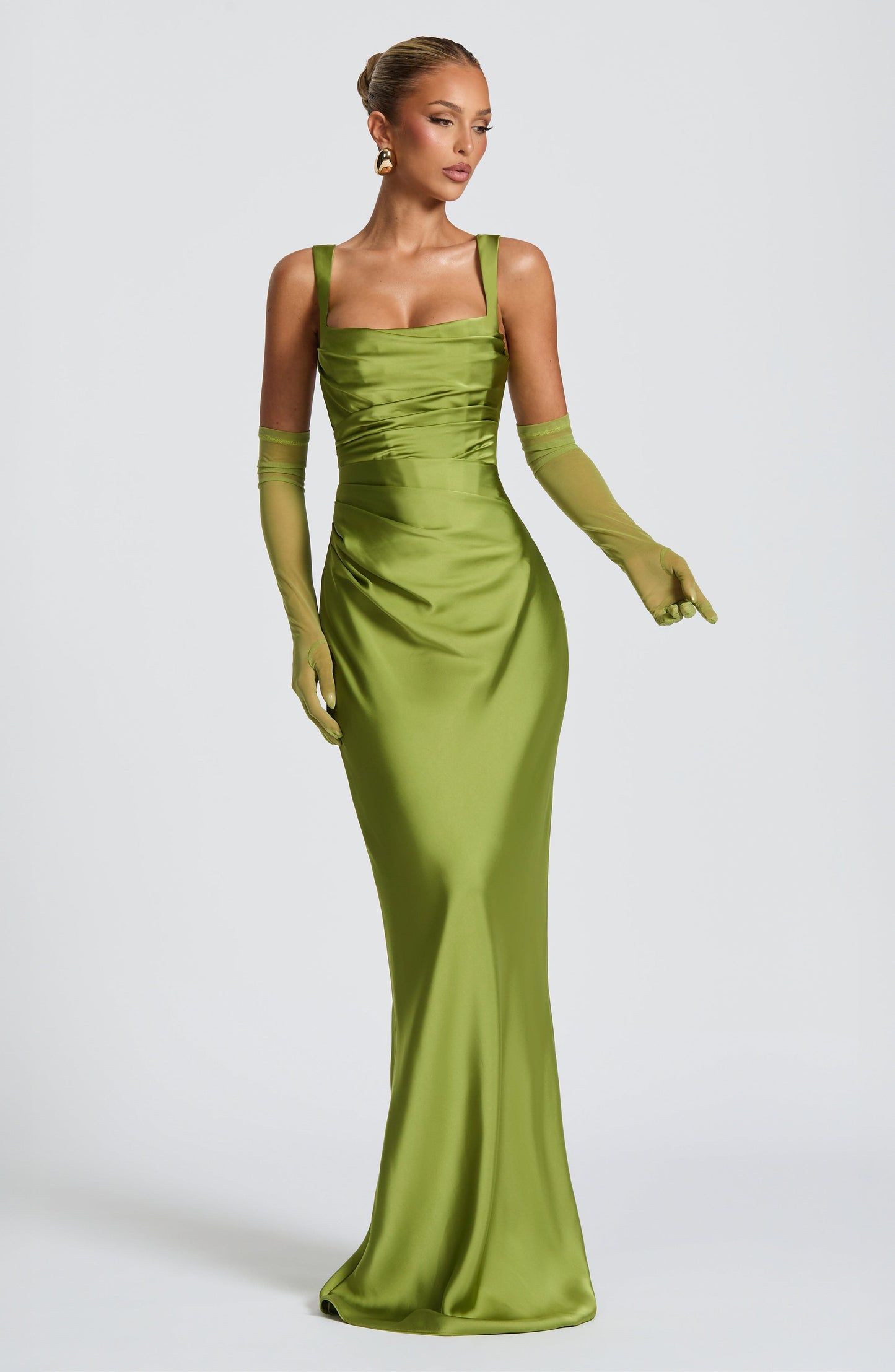 SABINE Maxi Dress - Olive