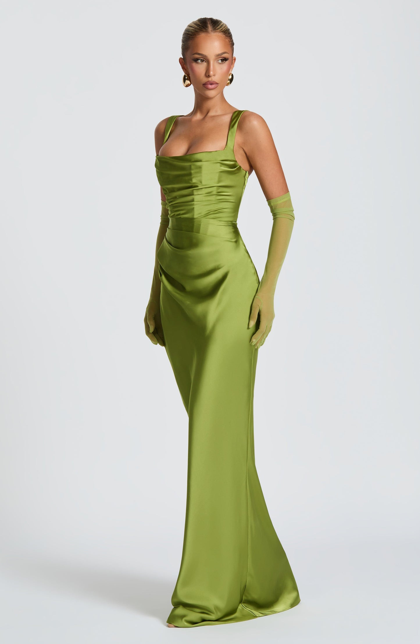 SABINE Maxi Dress - Olive