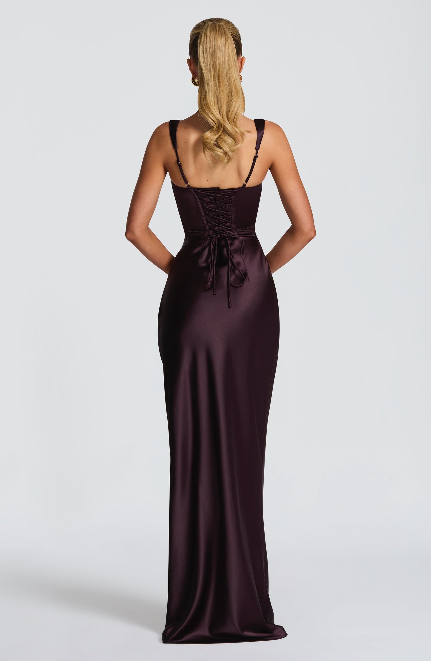 SABINE Maxi Dress - Plum