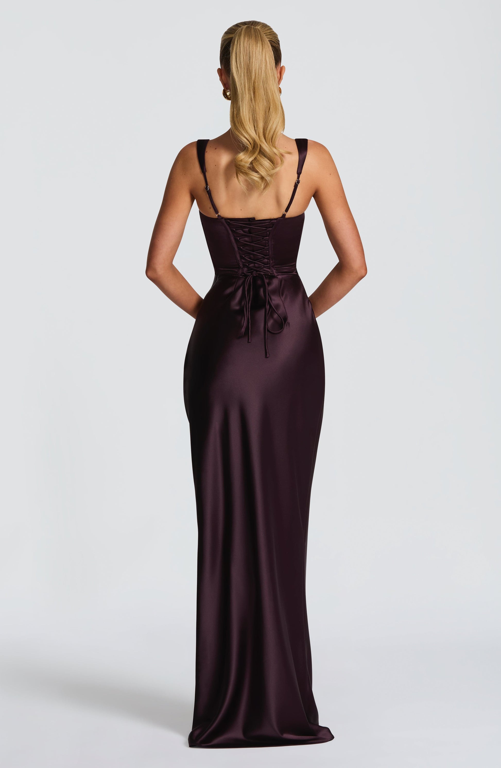 SABINE Maxi Dress - Plum
