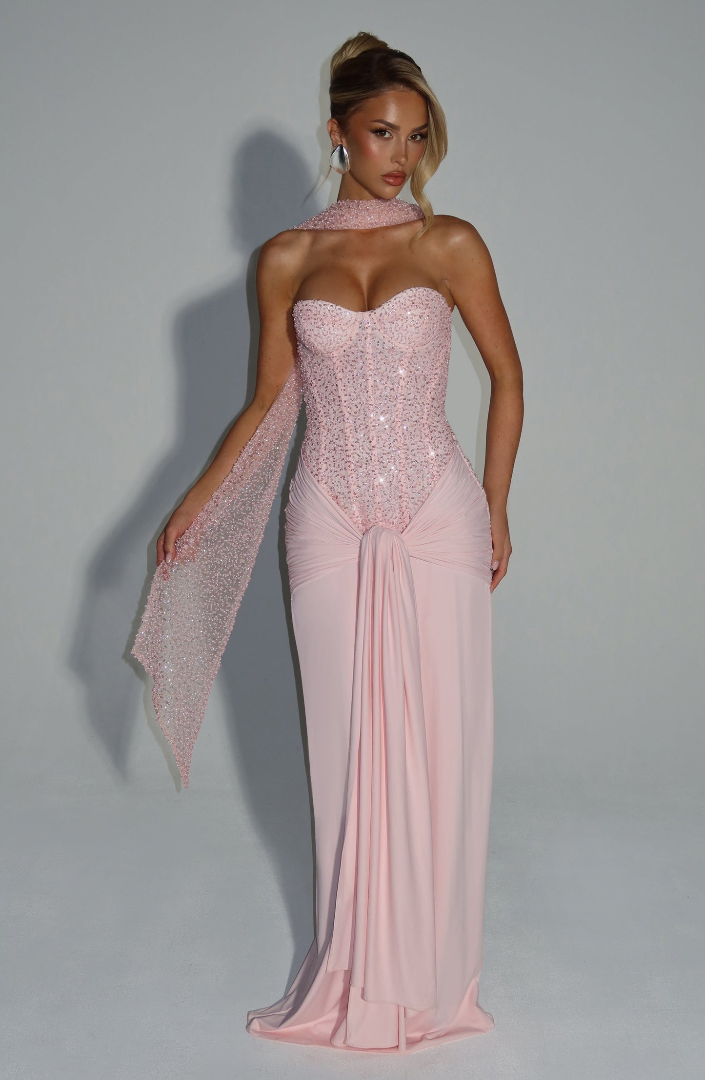 Blush Carina Plum Maxi Dress