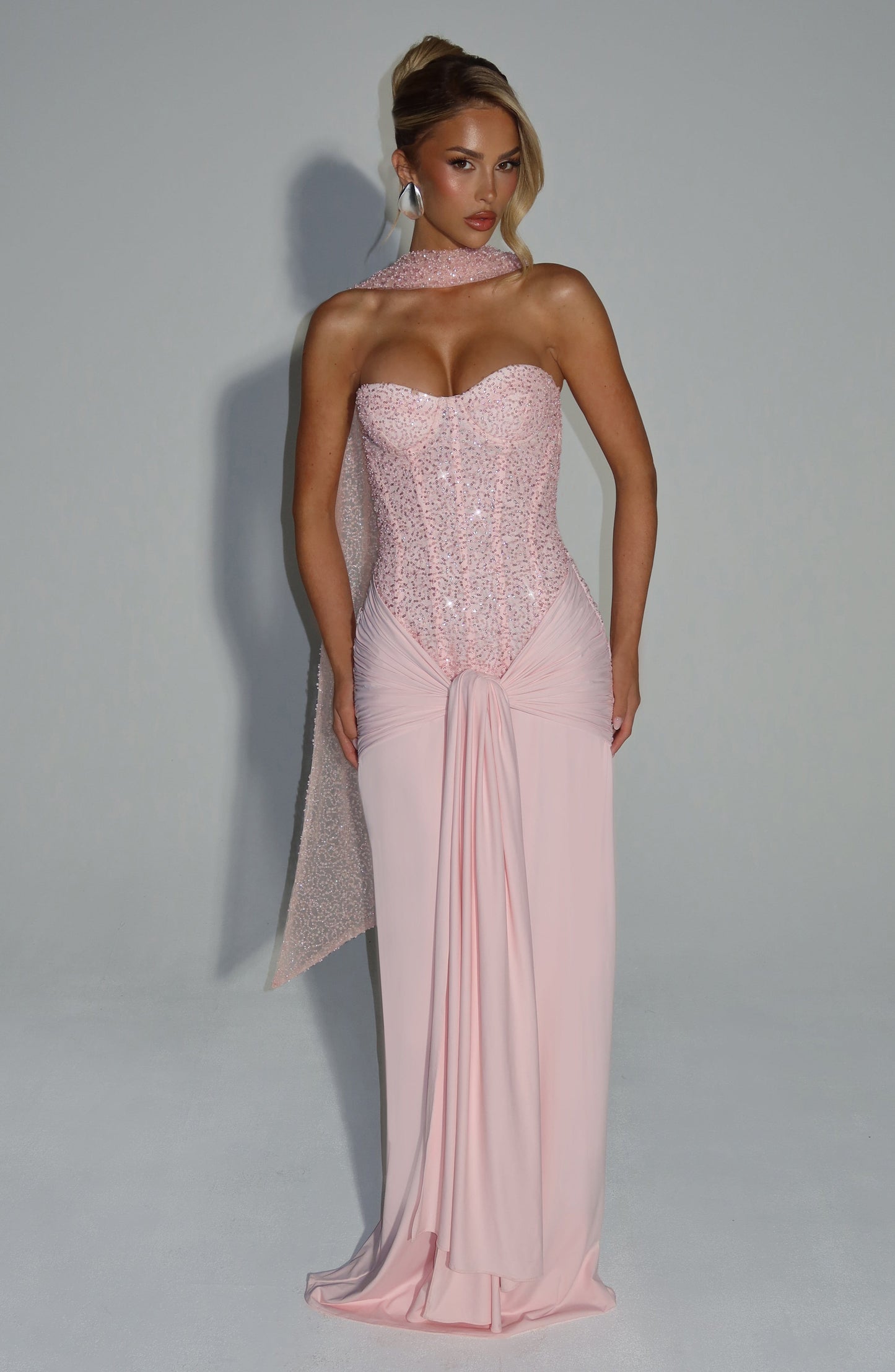 Blush Carina Plum Maxi Dress