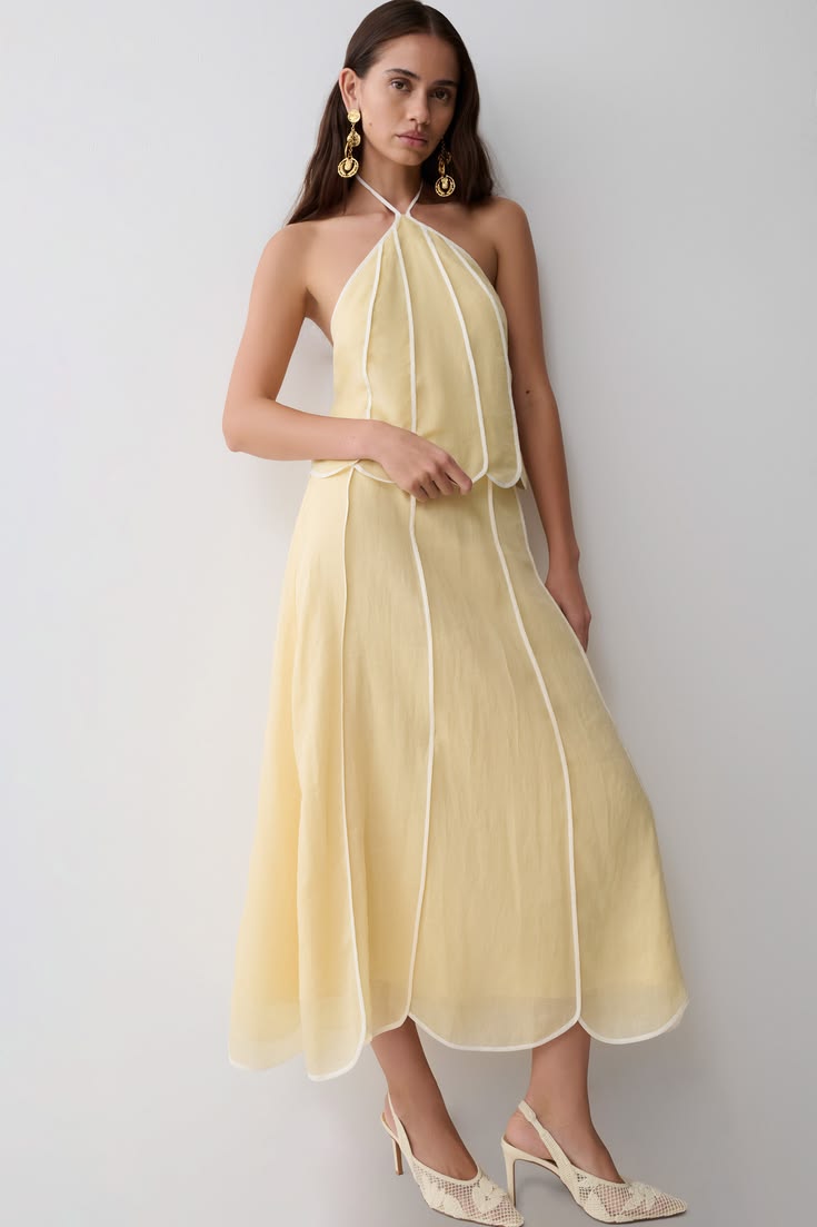 Georgia Panelled Midi Dress