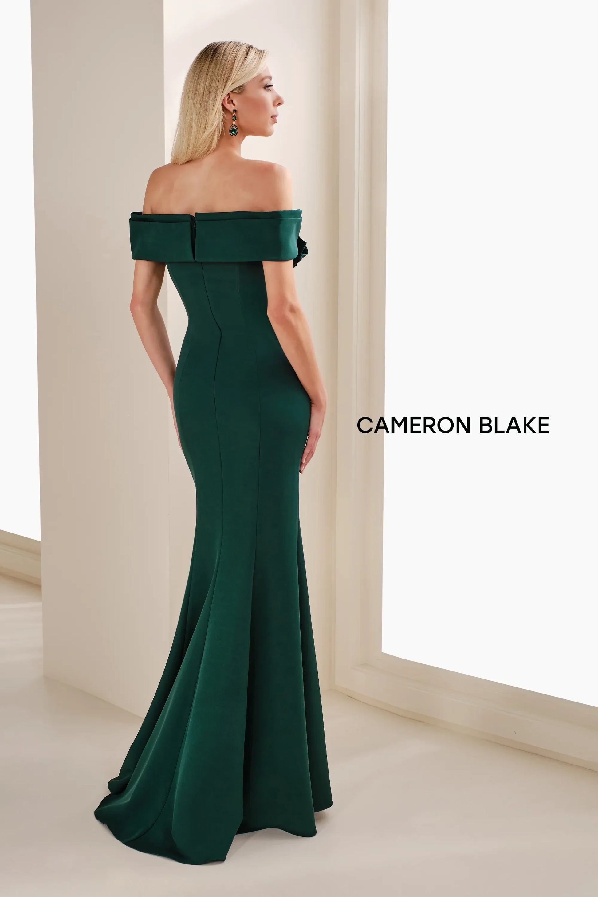 Eggplant Vivienne Mermaid Evening Dress in Eggplant