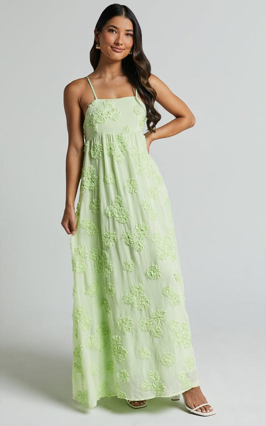 Claya Floral Midi Dress