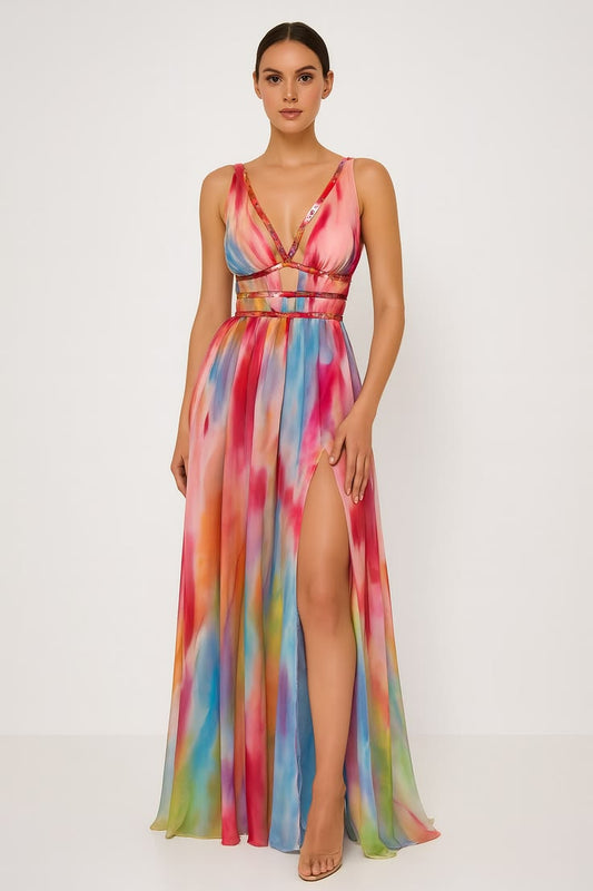 Adrienne Painted Maxi Dress