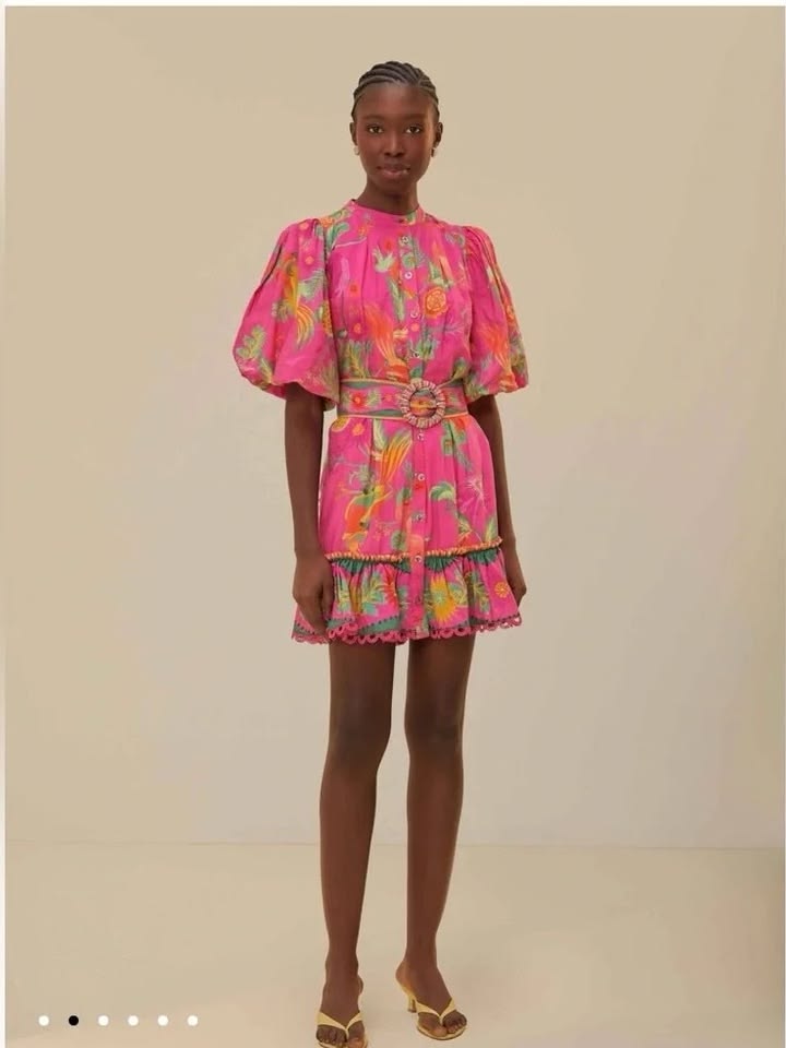 Alessandra Floral Belted Mini Dress