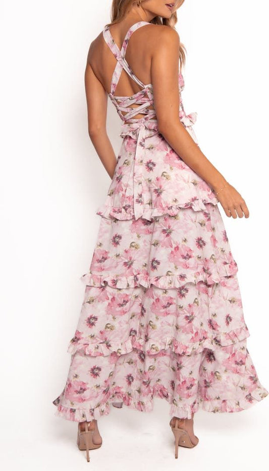 Lillee Floral Ruffle Tiered Maxi Dress