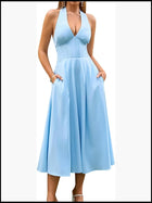 Vivienne Floral Halter Midi Dress