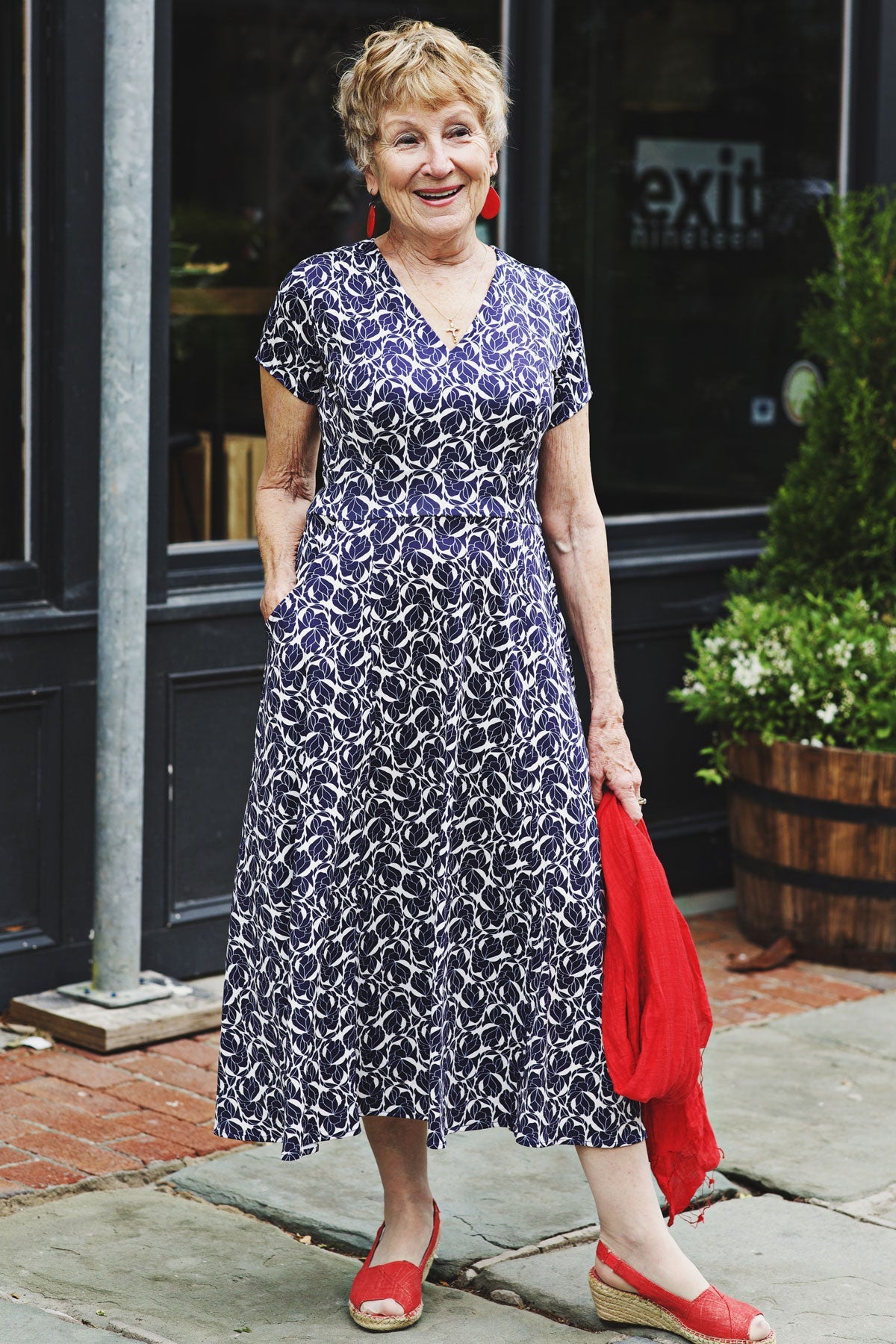 Serenade Cecelia Crimson Midi Dress