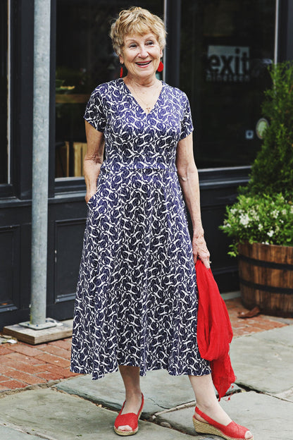 Serenade Cecelia Crimson Midi Dress