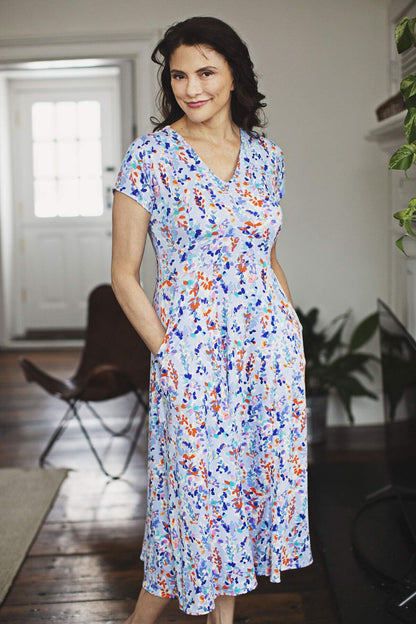 Spring Has Sprung [FINAL SALE] Cecelia Crimson Midi Dress