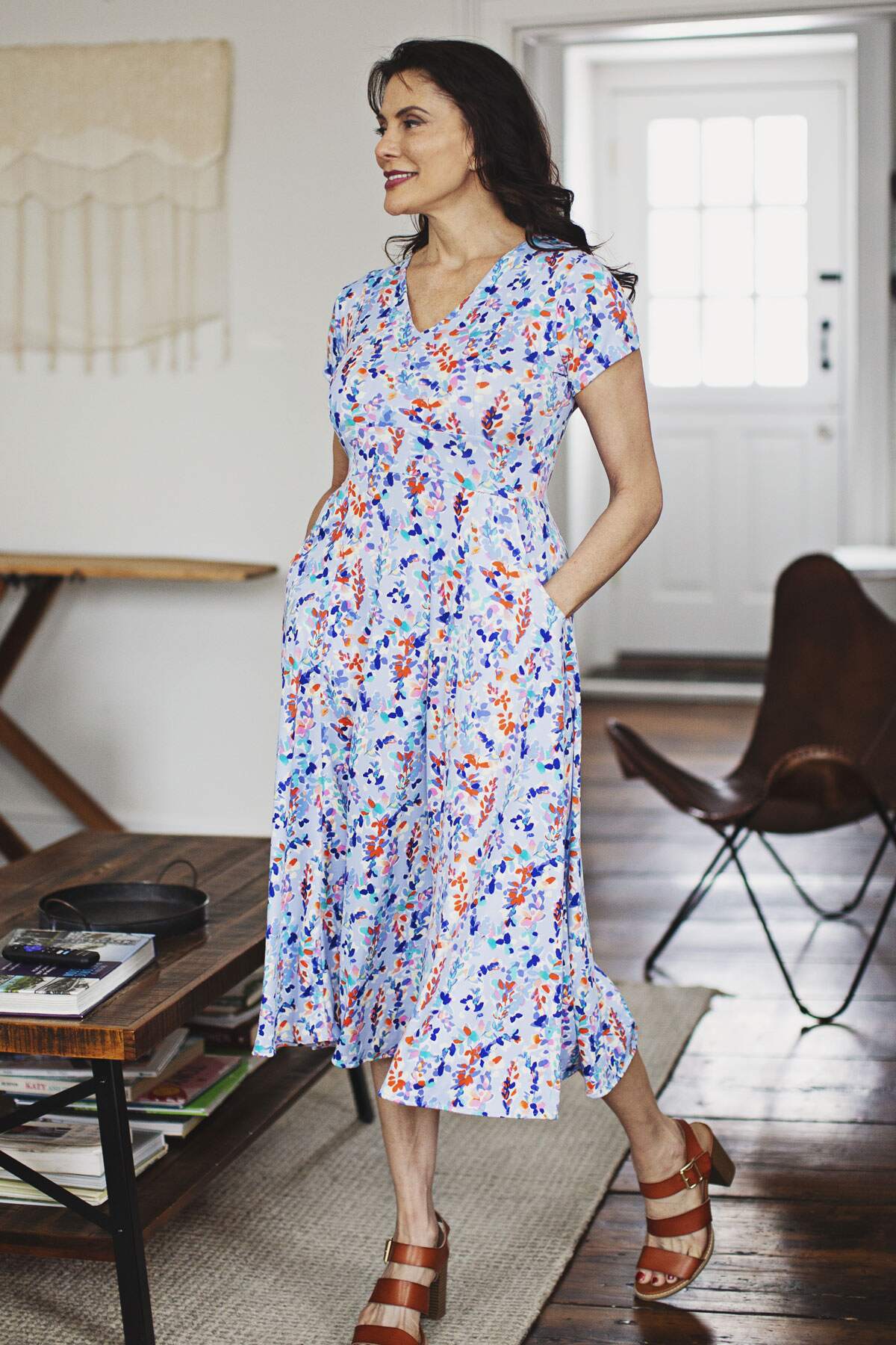 Spring Has Sprung [FINAL SALE] Cecelia Crimson Midi Dress