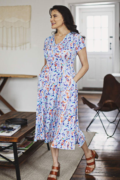 Spring Has Sprung [FINAL SALE] Cecelia Crimson Midi Dress