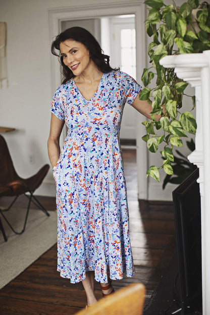 Spring Has Sprung [FINAL SALE] Cecelia Crimson Midi Dress