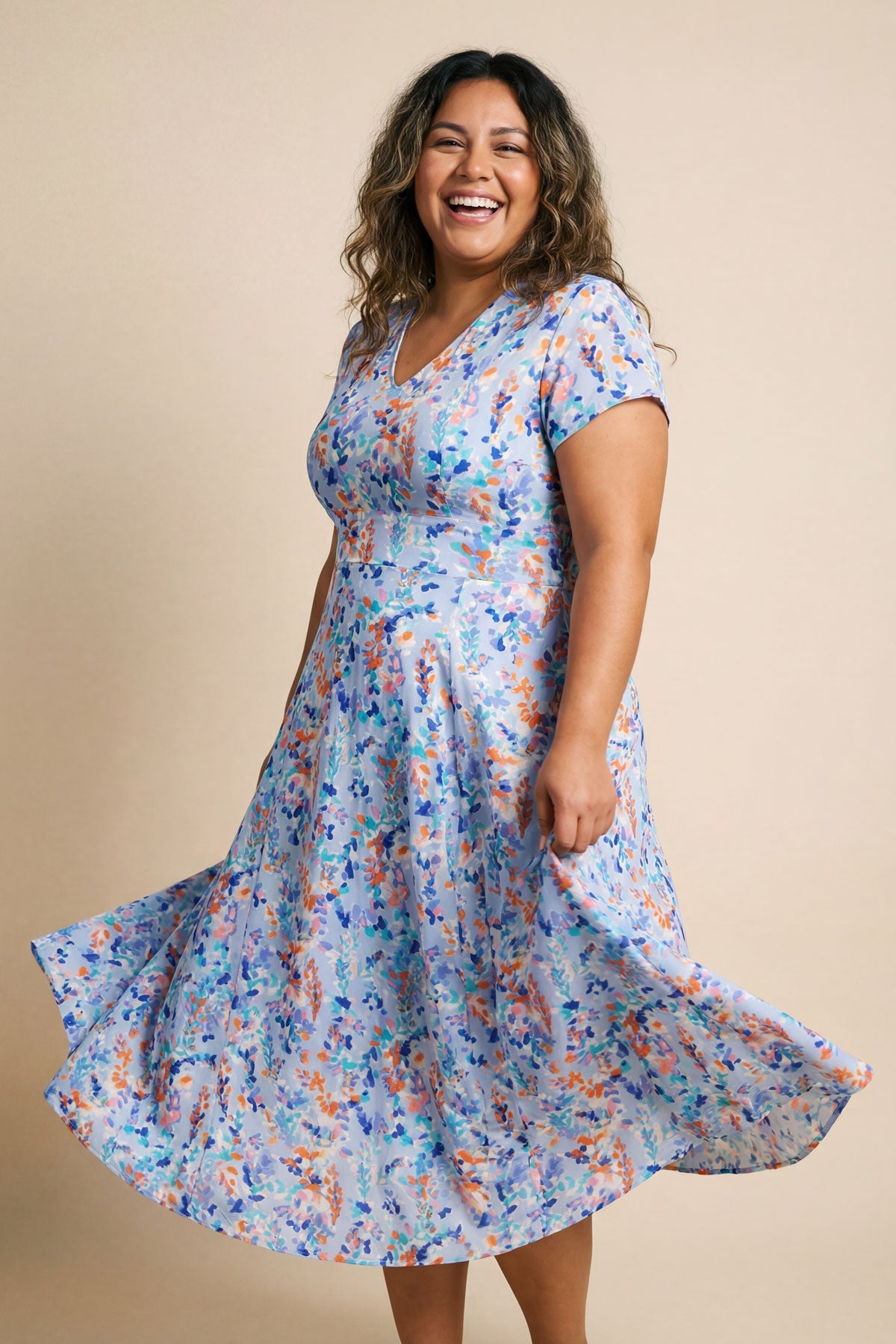 Spring Has Sprung [FINAL SALE] Cecelia Crimson Midi Dress