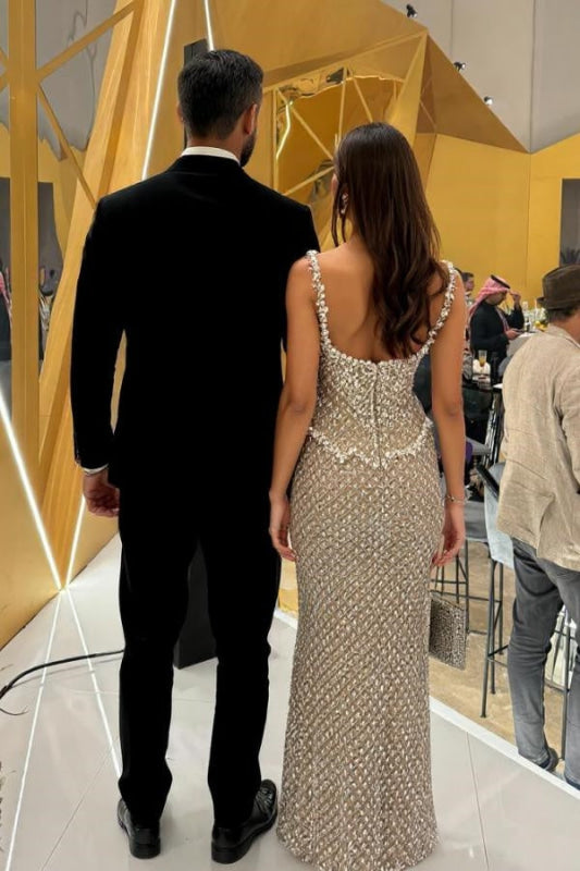 Margot Beaded Sheath Prom Dress