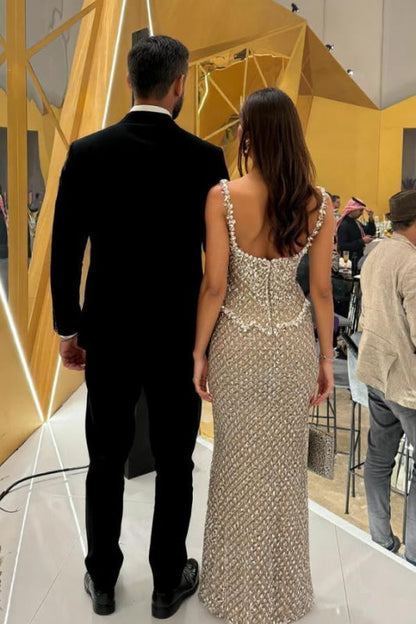 Margot Beaded Sheath Prom Dress