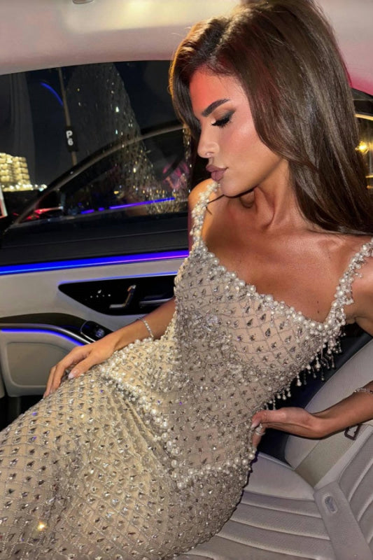 Margot Beaded Sheath Prom Dress