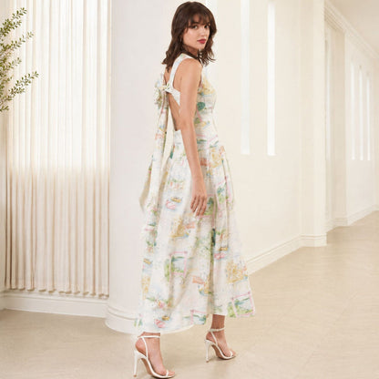 ITALIAN HOLIDAY Eleanor Jacquard Chateau Dress