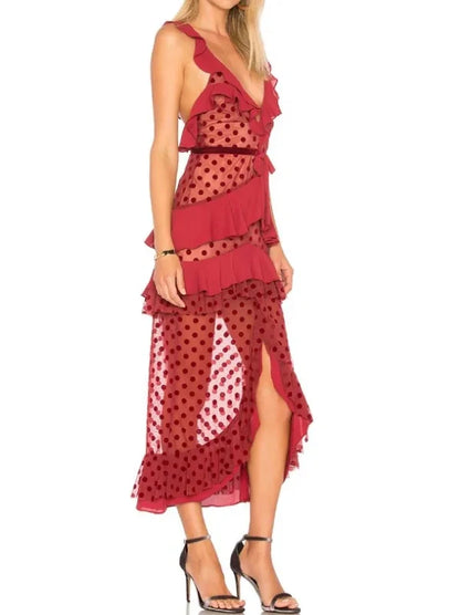 AS PHOTO Vivienne Chiffon Tiered Dress