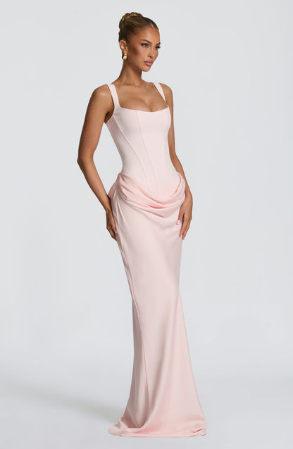 Blush Cornelia Burgundy Maxi Dress