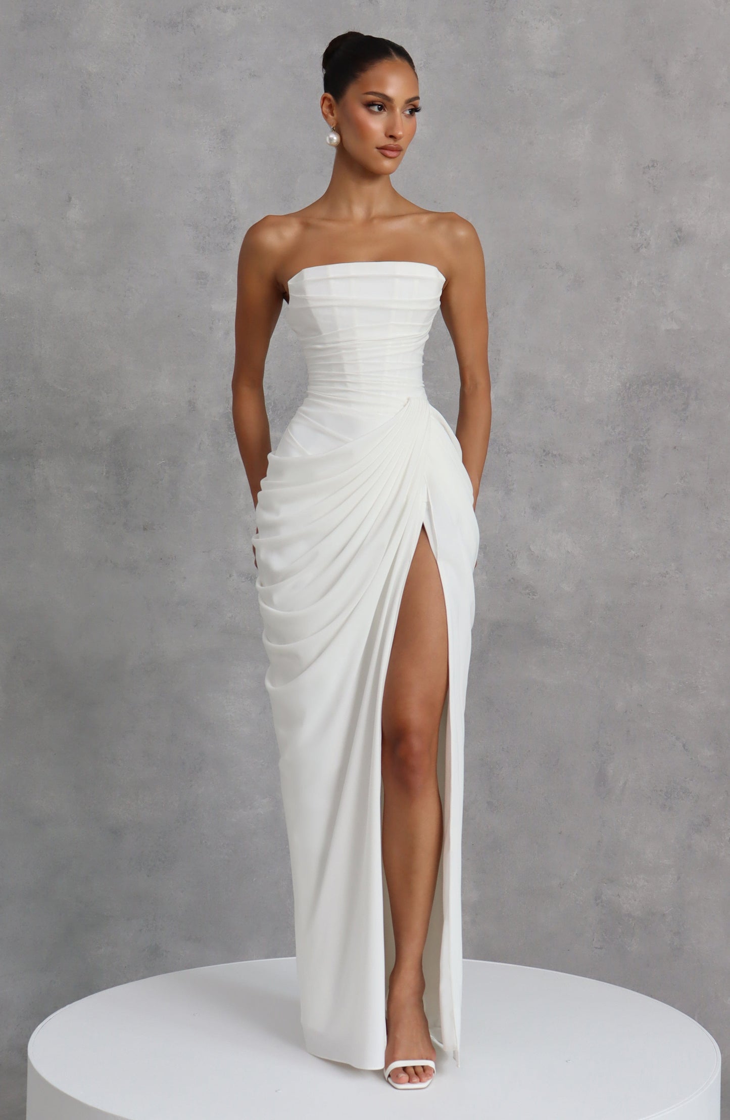 Ivory Cyra Navy Maxi Dress