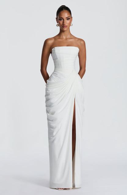Ivory Cyra Navy Maxi Dress