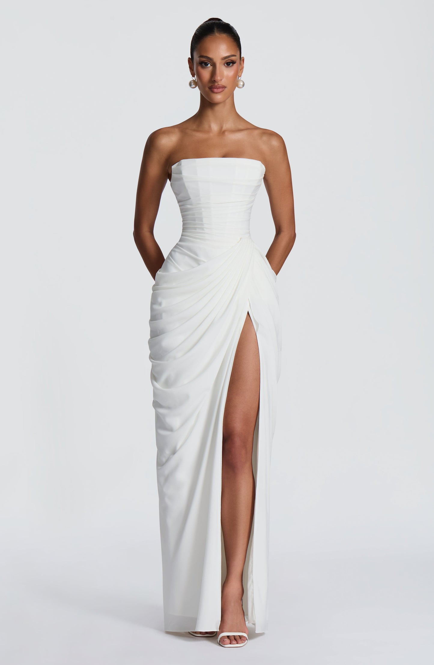 Ivory Cyra Navy Maxi Dress