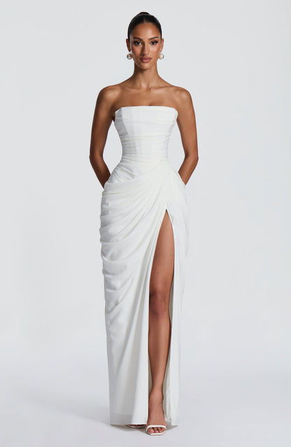 Ivory Cyra Navy Maxi Dress