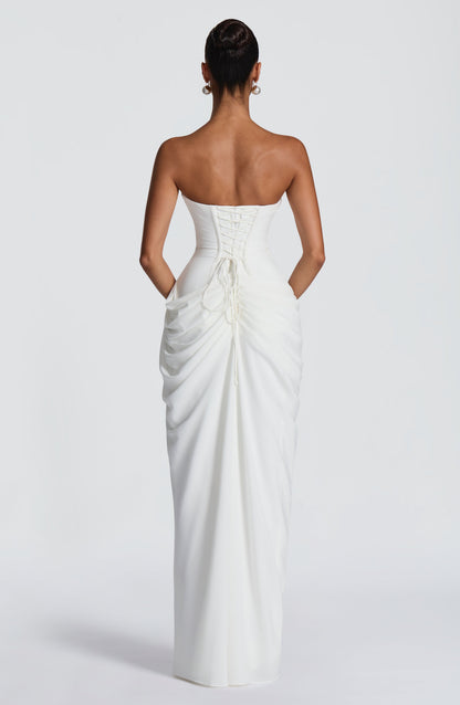 Ivory Cyra Navy Maxi Dress