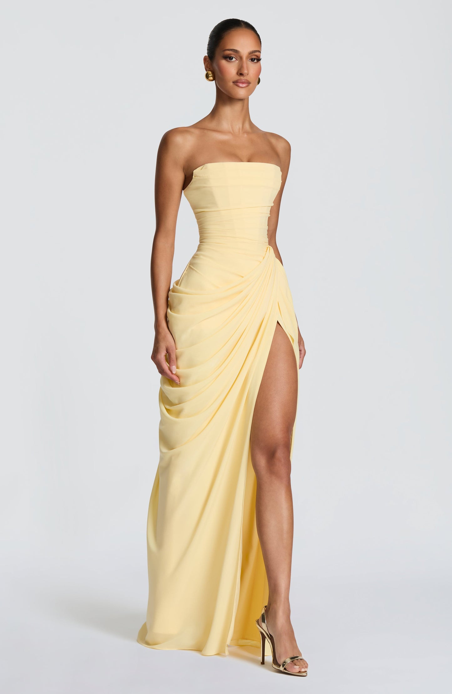 Lemon Cyra Navy Maxi Dress