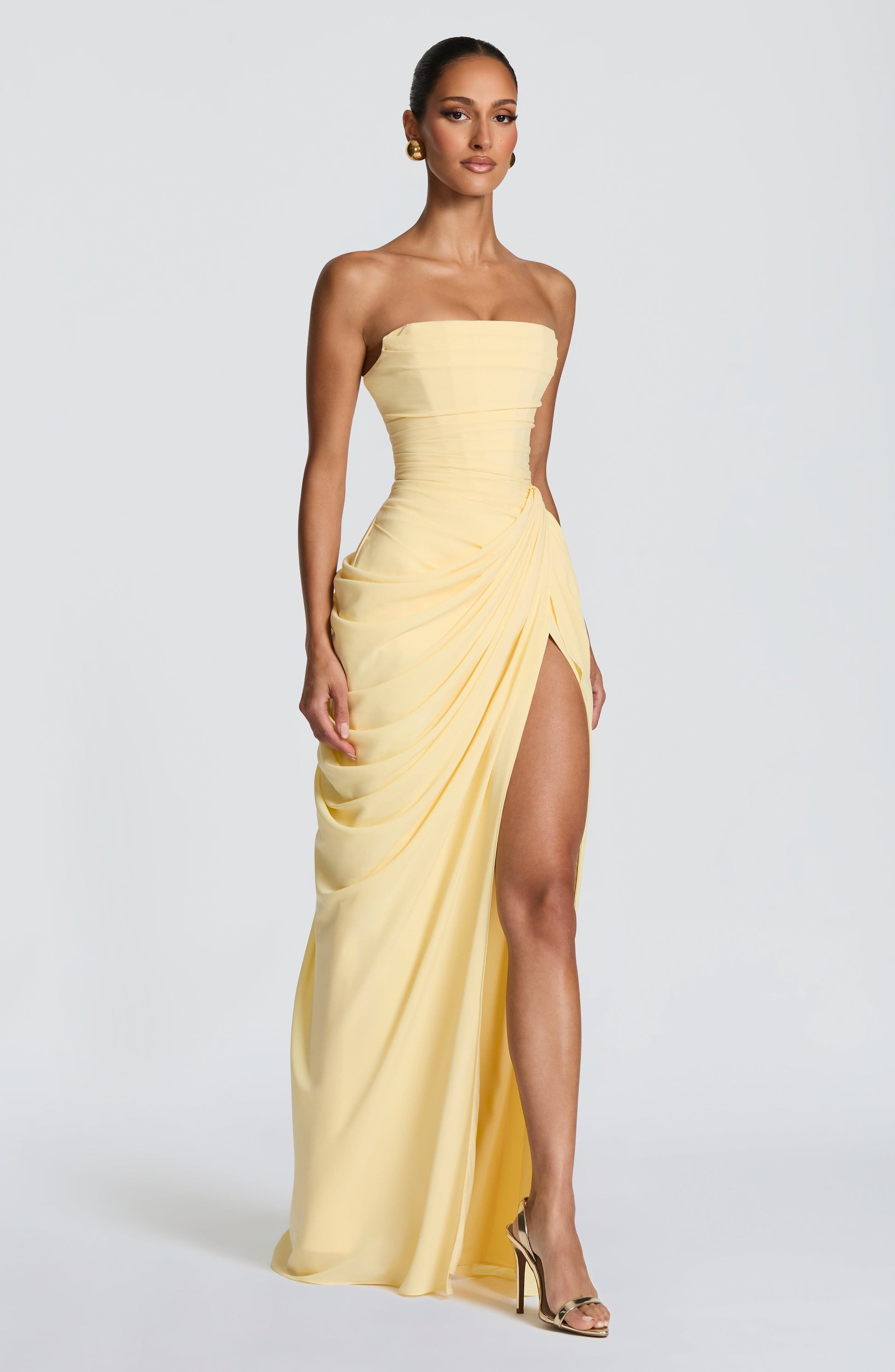 Lemon Cyra Navy Maxi Dress