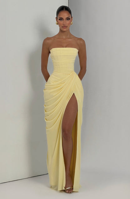 Lemon Cyra Navy Maxi Dress