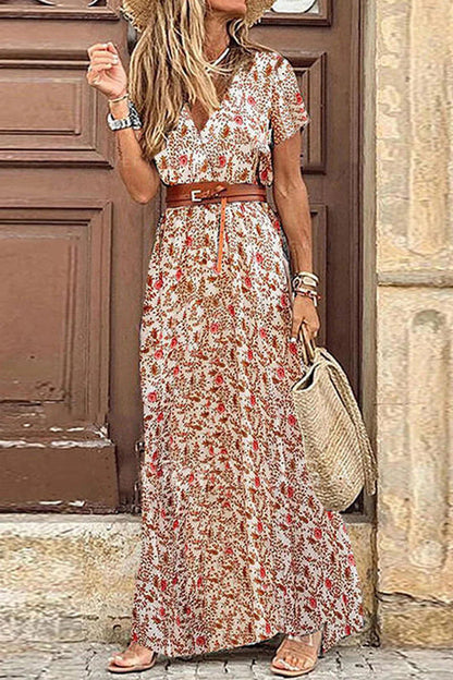 White Margot Paisley Maxi Dress