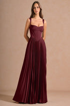 Azazie Avenelle Wine Maxi Dress