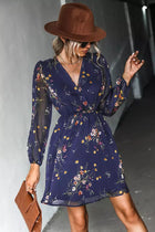 Celestine Floral Chiffon Mini Dress