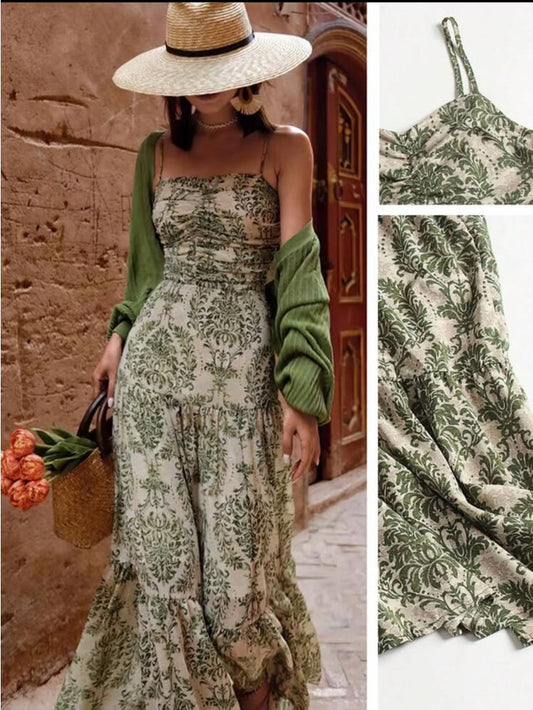 Ophelia Floral Tiered Maxi Dress