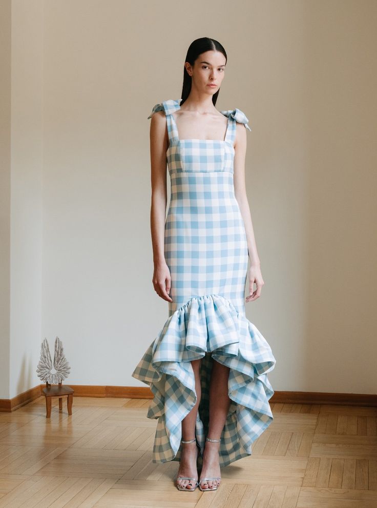 La Palma Dress - 8 / pink-gingham