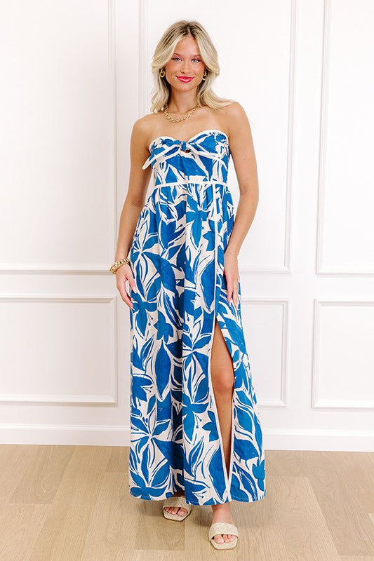 Capri Stroll Floral Midi Dress