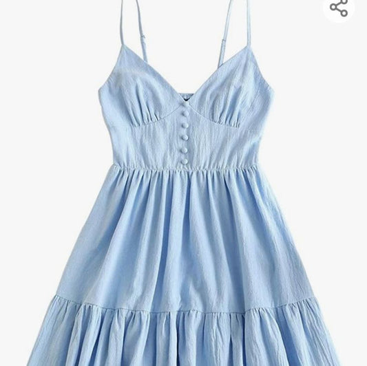 Zaful Blue Dress Size Large | Color: Blue | Size: L