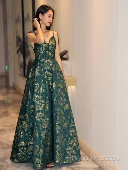 Line Spaghetti Strap Satin Long Formal Prom Dress Sweetheart Neckline Retro Bridal Dress Margot Satin A-Line Dress