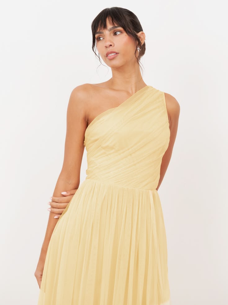 Celeste One-Shoulder Recycled Maxi Dress