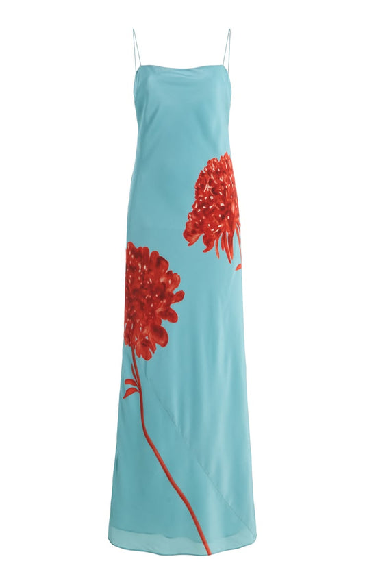 Amelie Silk Maxi Slip Dress