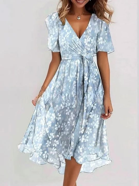 Isabelle Floral A-Line Maxi Dress